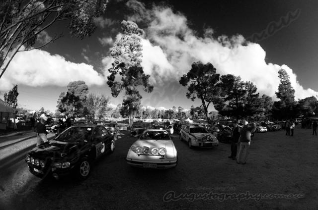 Angaston Rally Park in Black and White